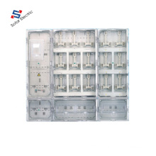 15 Households Single Phase Plastic Meter Distribution Cabinet with Main Control Box